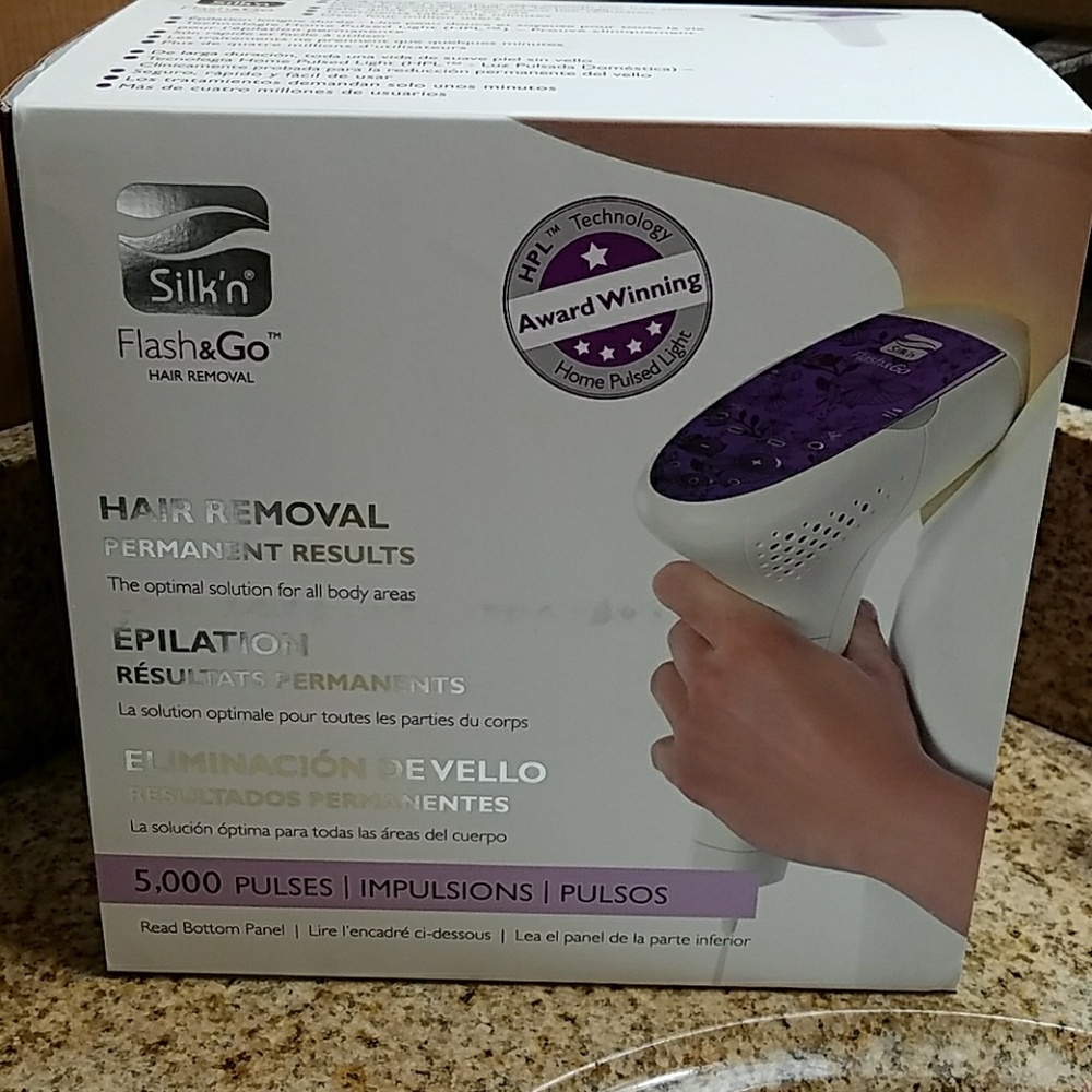 Silken flash & go hair removal